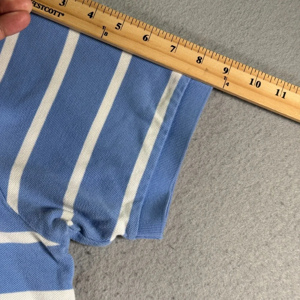 Polo Ralph Lauren Polo Shirt Mens‎ XL Blue Stripes Pony Comfort Classic Casual